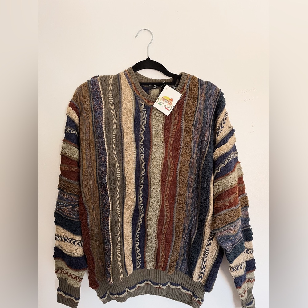 NWT Vintage Lorenzo Coogi Style Sweater